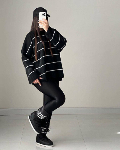 بافت پینترستی راه راه