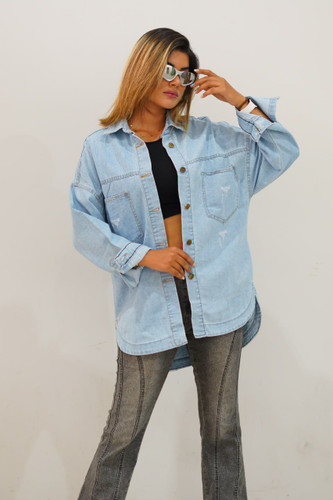 کت جین پشت بلند