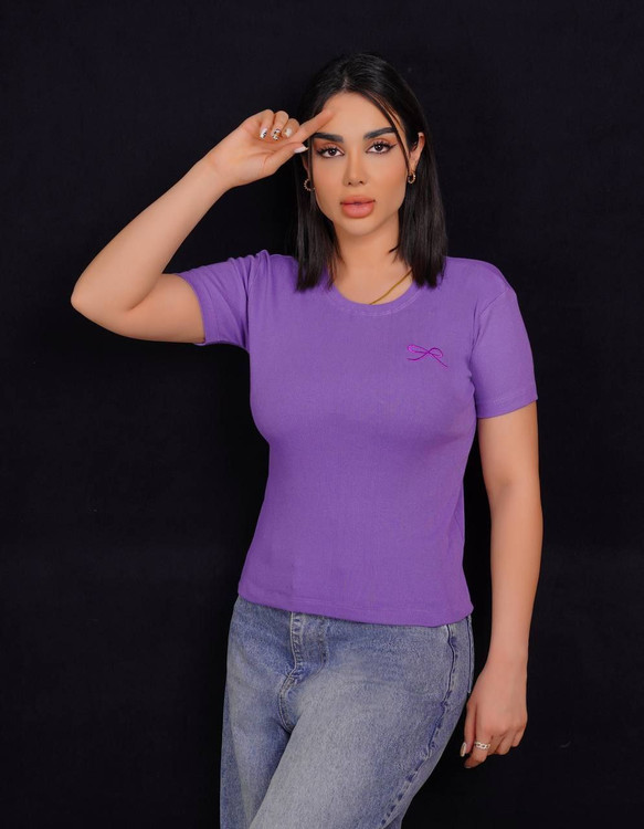 تیشرت گلدوزی کبریتی👚 طرح پاپیون🎀