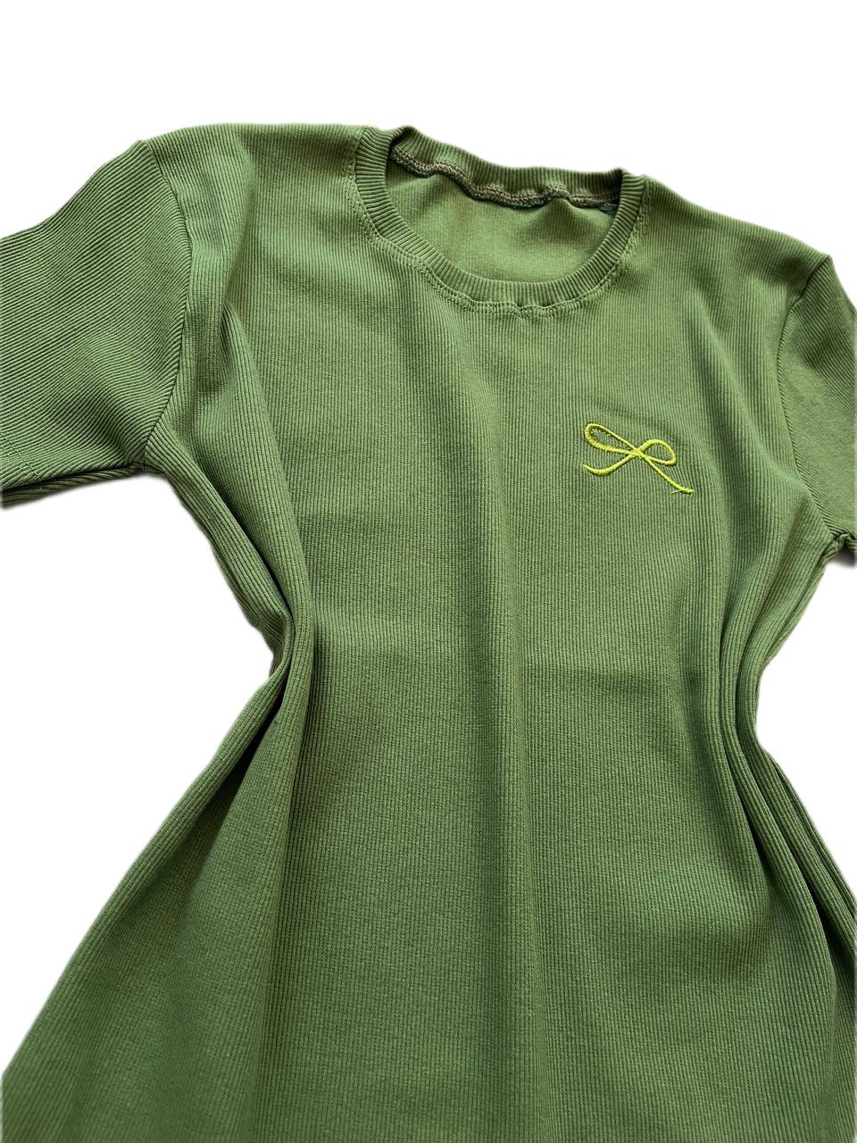 تیشرت گلدوزی کبریتی👚 طرح پاپیون🎀