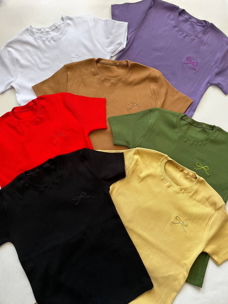 تیشرت گلدوزی کبریتی👚 طرح پاپیون🎀