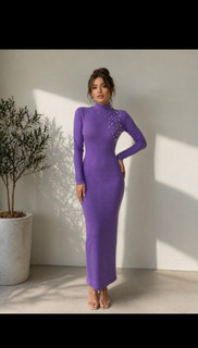 ماکسی مجلسی مرواریدی زنانه