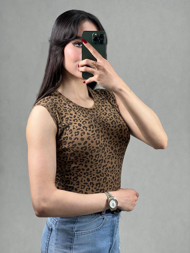 تاپ پلنگی زنانه
